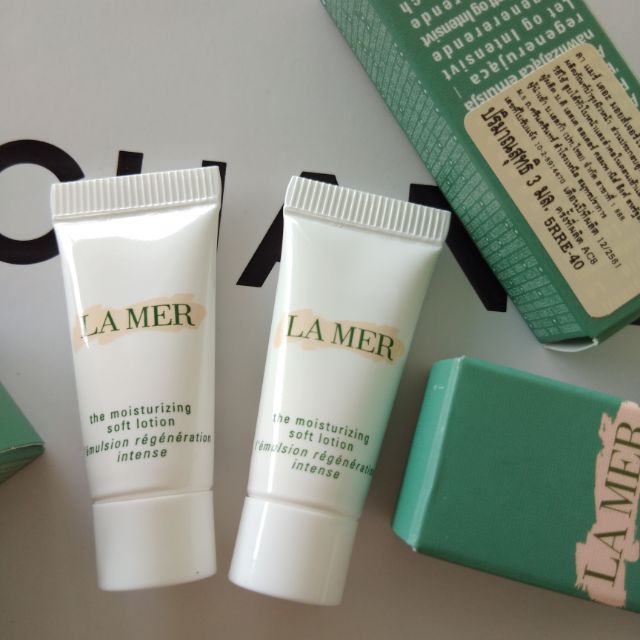 แท้💯%ฉลากไทยLamer The Moisturizing Soft Lotion 3ml | Shopee Thailand