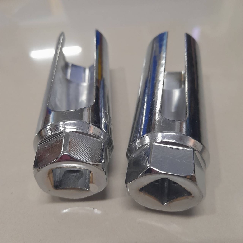 เบอรื 22 ลูกบล็อกถอดออกซิเจนเซ็นเซอร์ O2 sensor ลูกบล็อกถอดออกซิเจน เซ็นเซอร์ สีเงิน 1/2 สีดำ 3/8 - รูปที่ 3