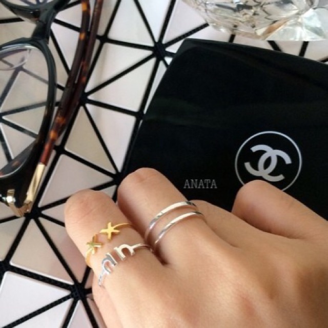 ANATA's mini alphabet ring