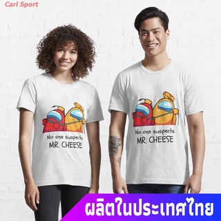 DIYในหมู่พวกเรา ผู้ใหญ่ Among Us - No one suspects Mr. Cheese T-Shirt Essential T-Shirt sale เสื้อยืด