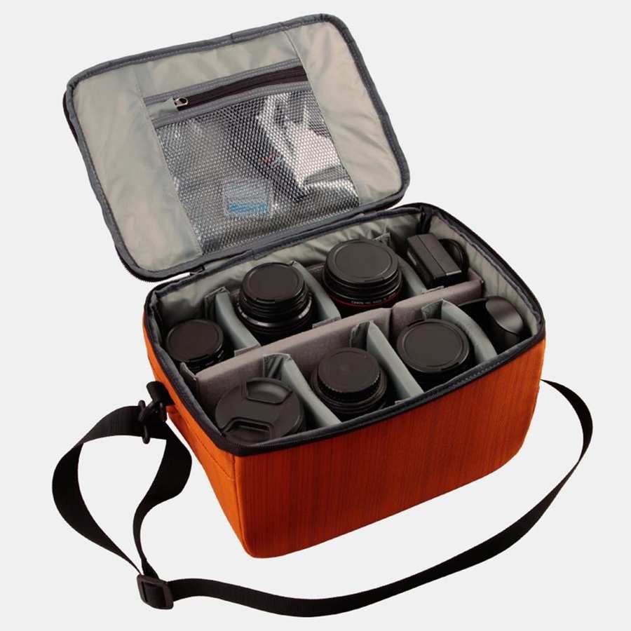 ❉□◕Portable Camera Lens Bag Waterproof Multi-Functional Single Shoulder Crossbody Camera Bag Photography Backpack for DS