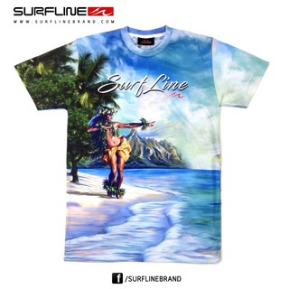 เสื้อยืดผู้ชาย Men T-Shirt - SL05278 - หลากสี (Surfline)