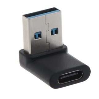 Bang อะแดปเตอร์แปลงสายชาร์จ USB 3 0 ตัวผู้ เป็น Type C ตัวเมีย มุม 90 องศา