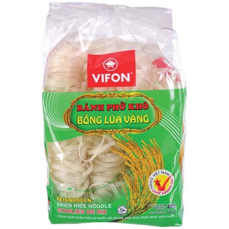 เส้นเฝอVifonสินค้านำเข้าจากเวียดนามขนาด400กรัมมีของพร้อมส่ง / phở khô vifon 400 gram