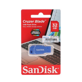 32GB SanDisk (SDCZ50) CRUZER BLADE Blue