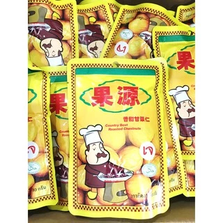 ขนม เกาลัด เกาลัดอบก่อหยวน เกาลัดอบ ตรา ก่อหยวน Roasted Chestnuts ( Goryuan Brand ) ขนาด 80 กรัม และ 100 กรัม