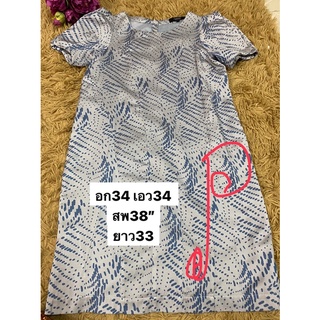 Recommend สวยจริวblue dress”classify collections size L”งานดีทรงสวยมากนะคะผ้าเหมือนผ้าไหมค่ะงานแบรนด์ได้มาแพงปล่อยทุกถูก