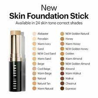 Beauty-Siam แท้ทั้งร้าน !! รองพื้น BOBBI BROWN SKIN FOUNDATION STICK MINI 2G.  NO BOX