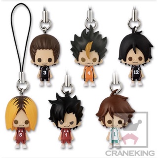 📍พร้อมส่ง ของแท้ One point  พวงกุญแจ ฟิกเกอร์ Haikyuu ไฮคิว คู่ตบฟ้าประทาน  ไฮคิวคู่ตบฟ้าประทาน จิบิ chibi