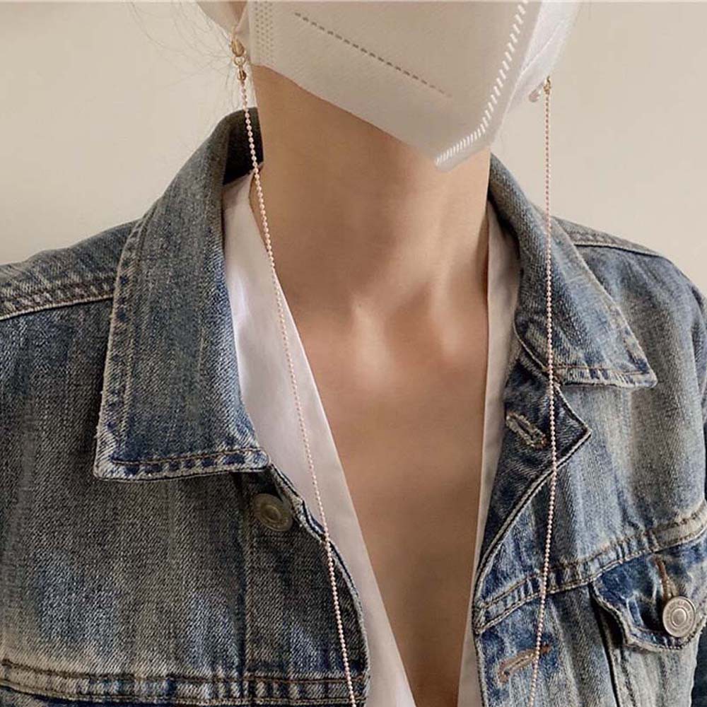 EXPEN Eyeglass Lanyard Beaded Mask Rope Glasses Clips Mask Cord Holders