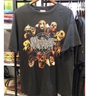 (ขายส่งได้)เสื้อวงแท้ Slipknot-lowa(2001)ป้ายเรือแดง