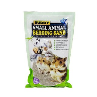 Buddy bedding Sand  ทรายปูกรงหนู  1 kg