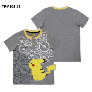 เสื้อยืดลายพิคาชู TPM105-25