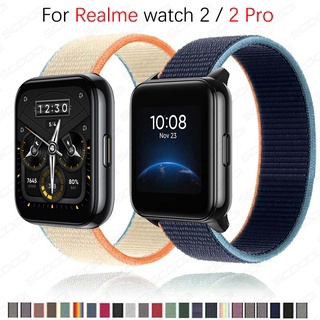 สายนาฬิกาข้อมือไนล่อน 22 มม. สําหรับ Realme Watch 3 / 3 Pro / 2 / 2 Pro