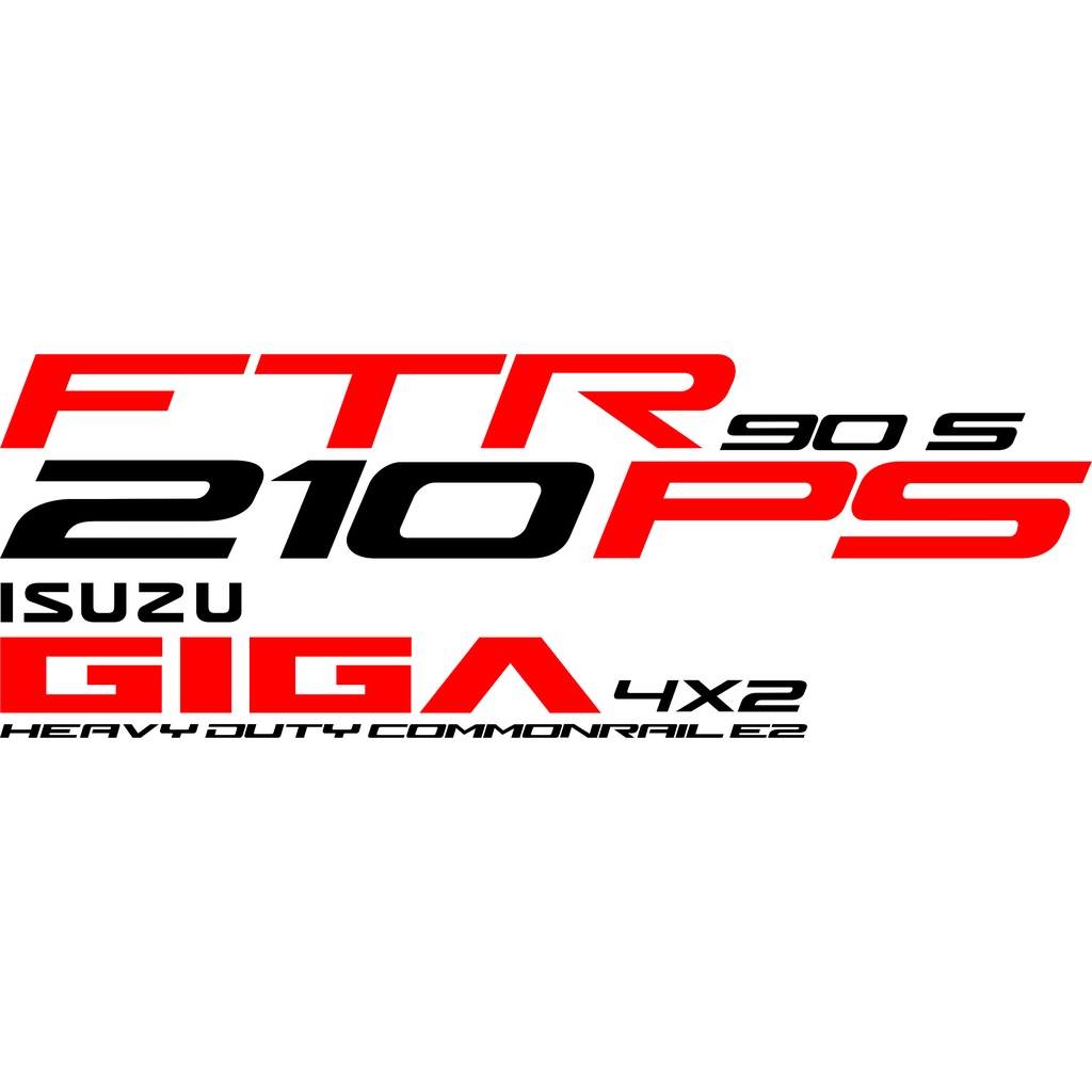 สติ๊กเกอร์ FDR 90s 210 ps ไม่ใช่เดิม 1 ชุด