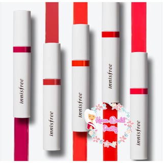 โล๊ะ !!! Innisfree Real fit matte liquid 3.5g  ลิปสติกเนื้อแมตคุณภาพสูงเนื้อนุ่มเบา