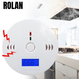 Display Carbon Monoxide Detector Fire Sensor Warning Alarm