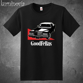 เสื้อยืด คอกลม พิมพ์ลายสัญลักษณ์ Goodfellas Three Decades Mafia Car สําหรับผู้ชายสามารถปรับแต่งได้