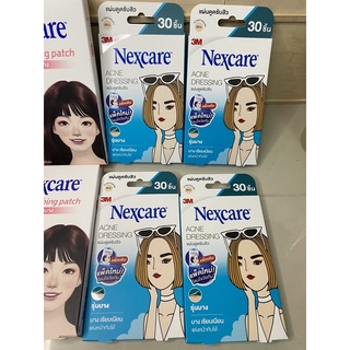 แผ่นซับสิว 3M Nexcare บรรจุ 30 ชิ้น รุ่นบาง แต่งหน้าทับได้