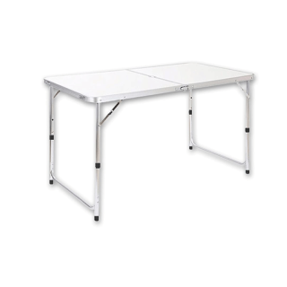 HomeHuk โต๊ะพับอะลูมิเนียม พกพาได้ ปรับความสูง 3 ระดับ รุ่น Folding