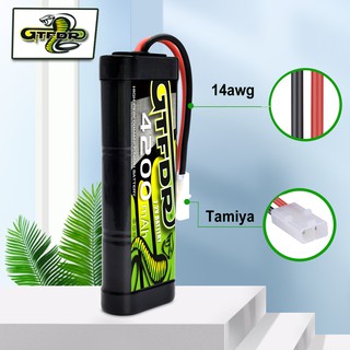 GTFDR 7.2V 4200MAh RC Car Battery Power NiMH Battery Tamiya Connector for RC