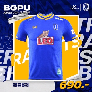 Warrix เสื้อแข่ง Thai League  BG Pathum United 2021 ทีมเหย้า สีน้ำเงิน (BGPU JERSEY)