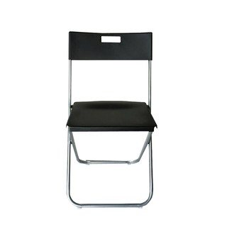 NK Furniline เก้าอี้พับ รุ่น NK Chair-FBr (เบาะสีดำ)