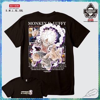 สินค้าเฉพาะจุด เสื้อยืด ลายการ์ตูนอนิเมะ One Piece MONKEY D LUFFY NIKA GEAR 5 FIFTH V4