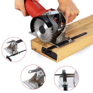 แผ่นตัดกำหนดตำแหน่ง ชุดรางนำตัด โครงเลื่อยวงเดือน Positioning Board Cutting Tool