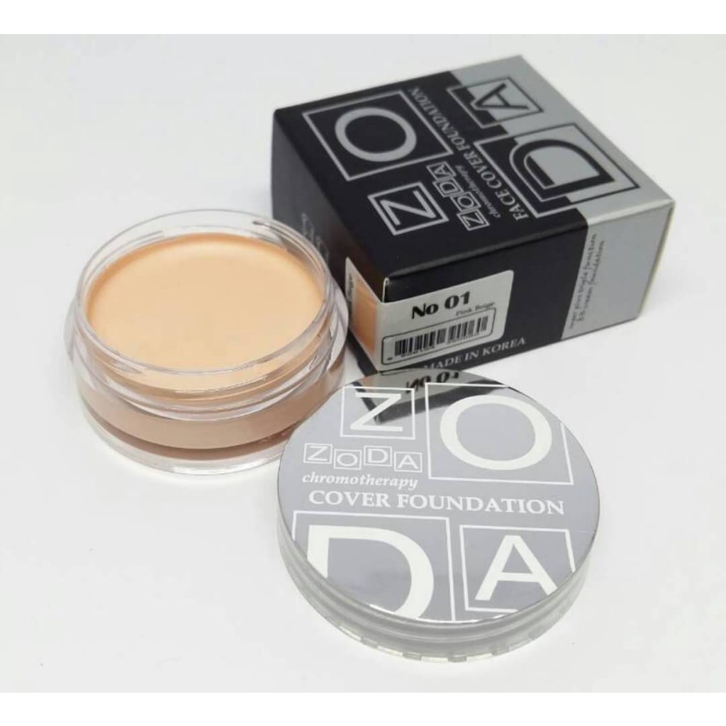 ZODA FACE COVER FOUNDATION โซดา เฟส คัฟเวอร์ เฟาว์เดชั่น ครีมรองพื้น