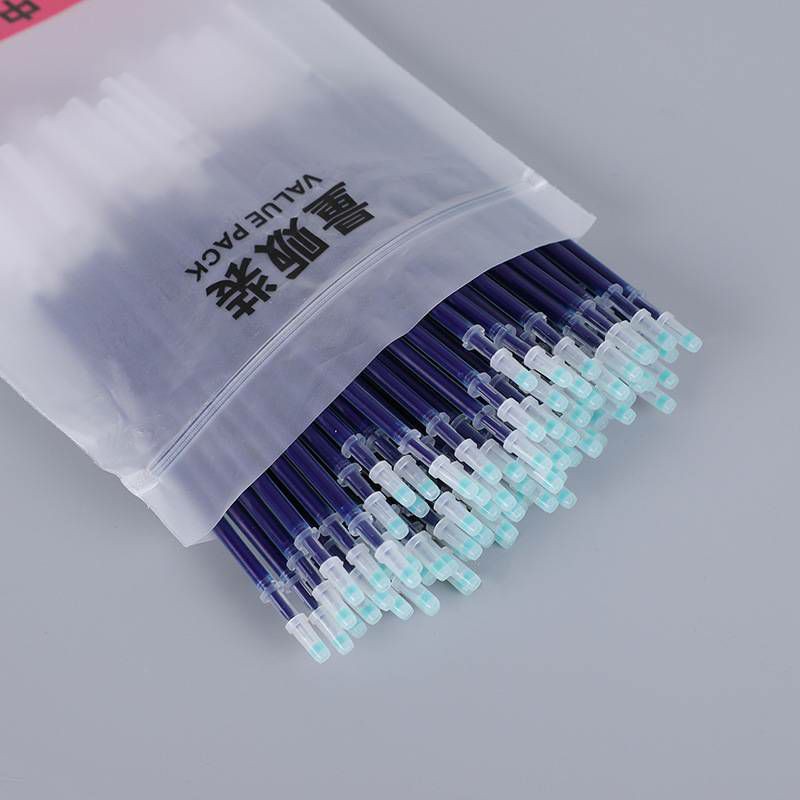 ไส้ปากกาเจล แพ็ค 20 ชิ้น สีน้ำเงิน ลูกลื่นแบบหัวเข็ม ขนาด 0.38 มม.*หมึกลบไม่ได้