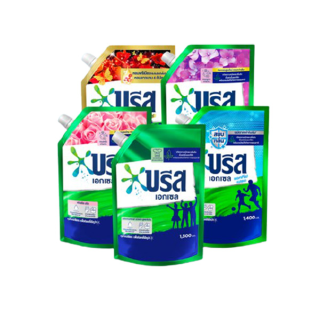 [ซื้อ 5 ฟรี 3] เซ็ทน้ำยาซักผ้าบรีส 1300-1500มล. X 5 Breeze Excel Liquid detergent Set