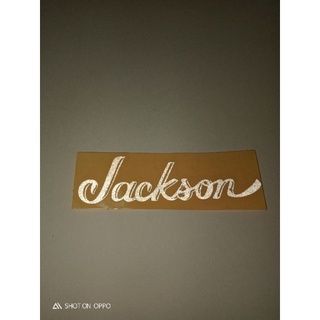 Jackson Metallic silver เซตติคเกอร์ สําหรับกีตาร์