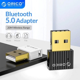 Orico อะแดปเตอร์บลูทูธไร้สาย ดองเกิล Usb 4.0 5.0 ตัวรับสัญญาณเสียง สําหรับลําโพง พีซี แล็ปท็อป:บลูทูธ 5.0（BTA-508）