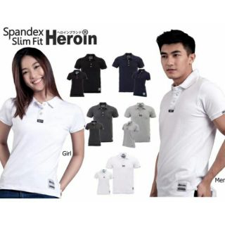 Heroin Polo, Spandex, Slim Fit / โปโลเฮโรอีน ผ้าสแปนเด็กซ์ ทรงสลิม