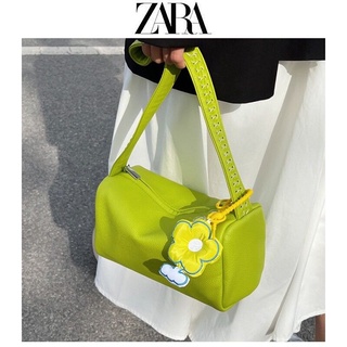 Zara กระเป๋าสะพายไหล่ กระเป๋าถือ ทรงโท้ท ขนาดเล็ก แฟชั่นฤดูร้อน สําหรับสตรี 2022