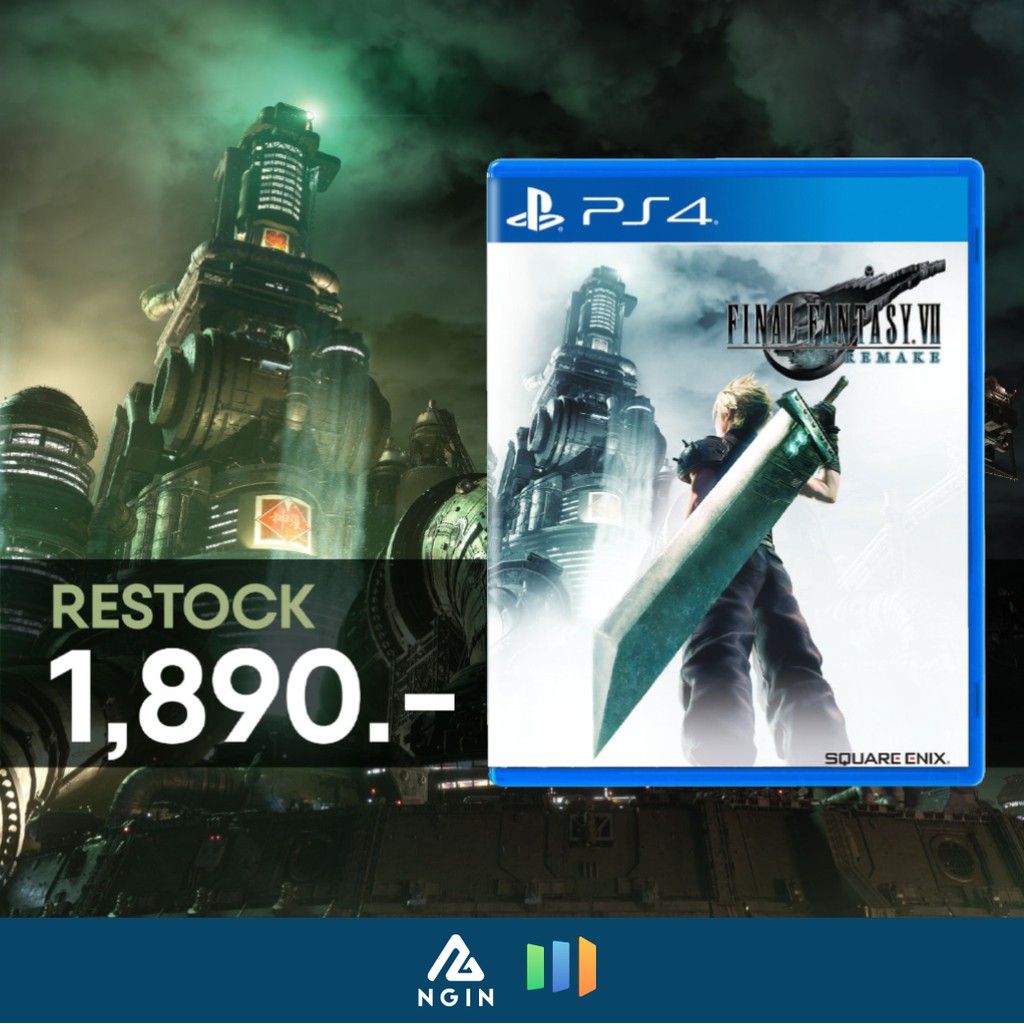 [มีโค้ดลด 100 บาท]( สินค้ามือ 1 ) Playstation game PS4 : FINAL FANTASY VII REMAKE (R3)(EN)