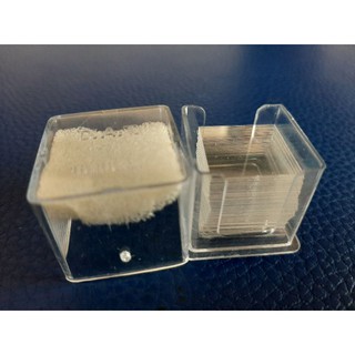 กระจกปิดสไลด์ 18×18 มม. 100 แผ่น / Microscope Cover Glass