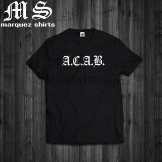 เสื้อยืดผู้ เสื้อยืด ลายทีมชาติฟุตบอล Acab Ultras Hool S-5XL