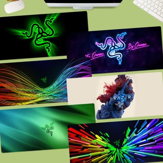 แผ่นรองเมาส์ Razer เกมเมอร์ แผ่นรองเมาส์เกมมิ่ง ขนาดใหญ่ กันลื่น แผ่นรองเม้า Mouse Pad ซักได้ ทนทาน