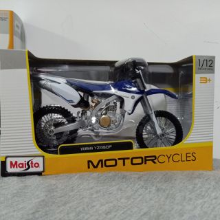 MODEL YAMAHA YZ450F ลิขสิทธิ์แท้ ขนาด1:12