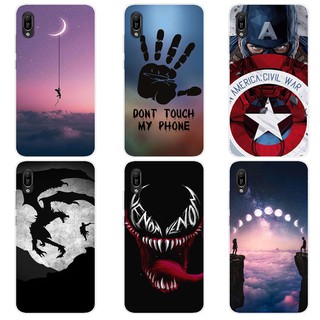 เคส หัวเหว่ย Huawei Y7 Pro 2019 Case Clear สวย การ์ตูน Printed เคสซิลิโคน Soft TPU Cover โทรศัพท์มือถือ Back For Huawei Y7 Pro 2019 เคส