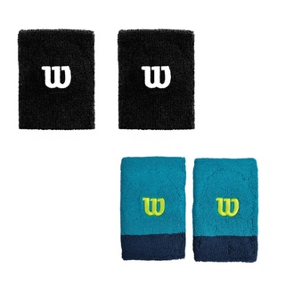 Wilson Collection ผ้ารัดข้อมือ Tennis Wristbands Extra WRA733523 GR / WRA733519 BK (490)