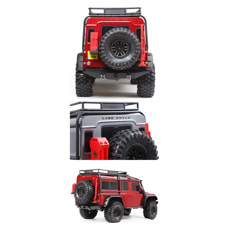 RC รถ GRC Traxxasrc LAND ROVER DEFENDER โลหะโลโก้รถติดฉลากสําหรับ TRX4 RC4WD D90 D110