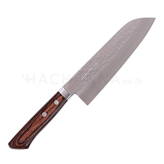 มีดซันโตคุ Masutani 17 ซม.| Santoku มีดญี่ปุ่น มีดอเนกปสงค์ มีดลายค้อน