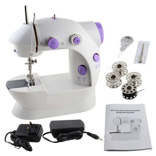 จักรเย็บผ้า ไฟฟ้า มินิ ขนาดพกพา Mini Sewing Machine (SM-202A)