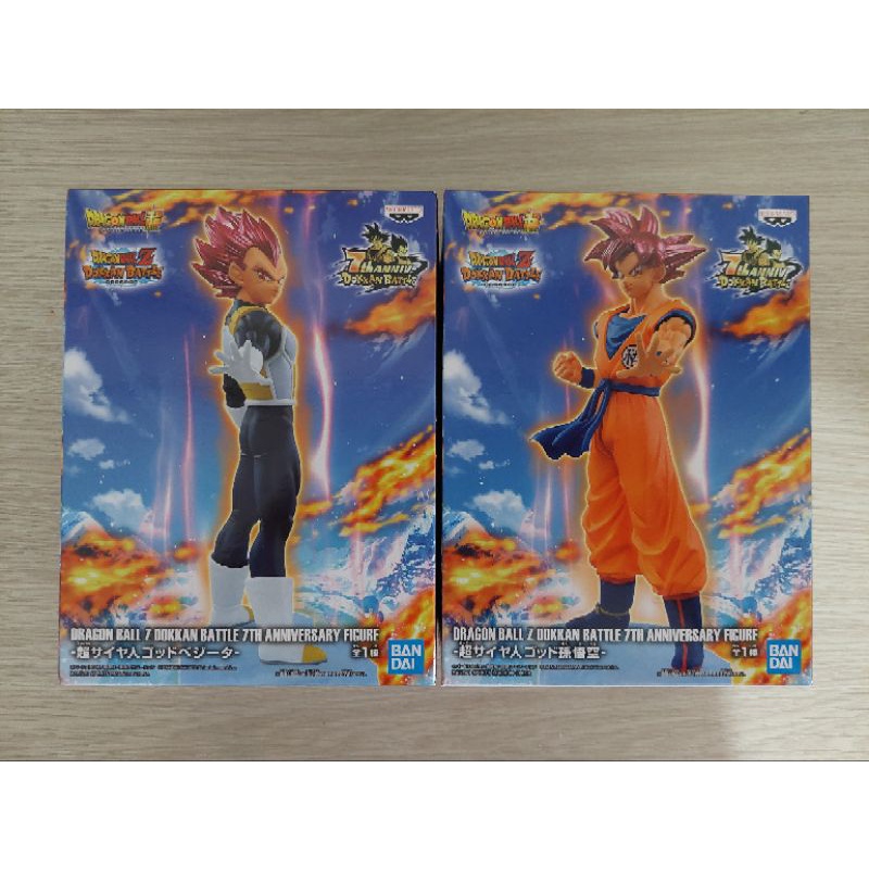 โมเดล  Dragon Ball Z Dokkan Battle Collab Figure แพ็คคู่ ของแท้ มือหนึ่ง ไม่แยก