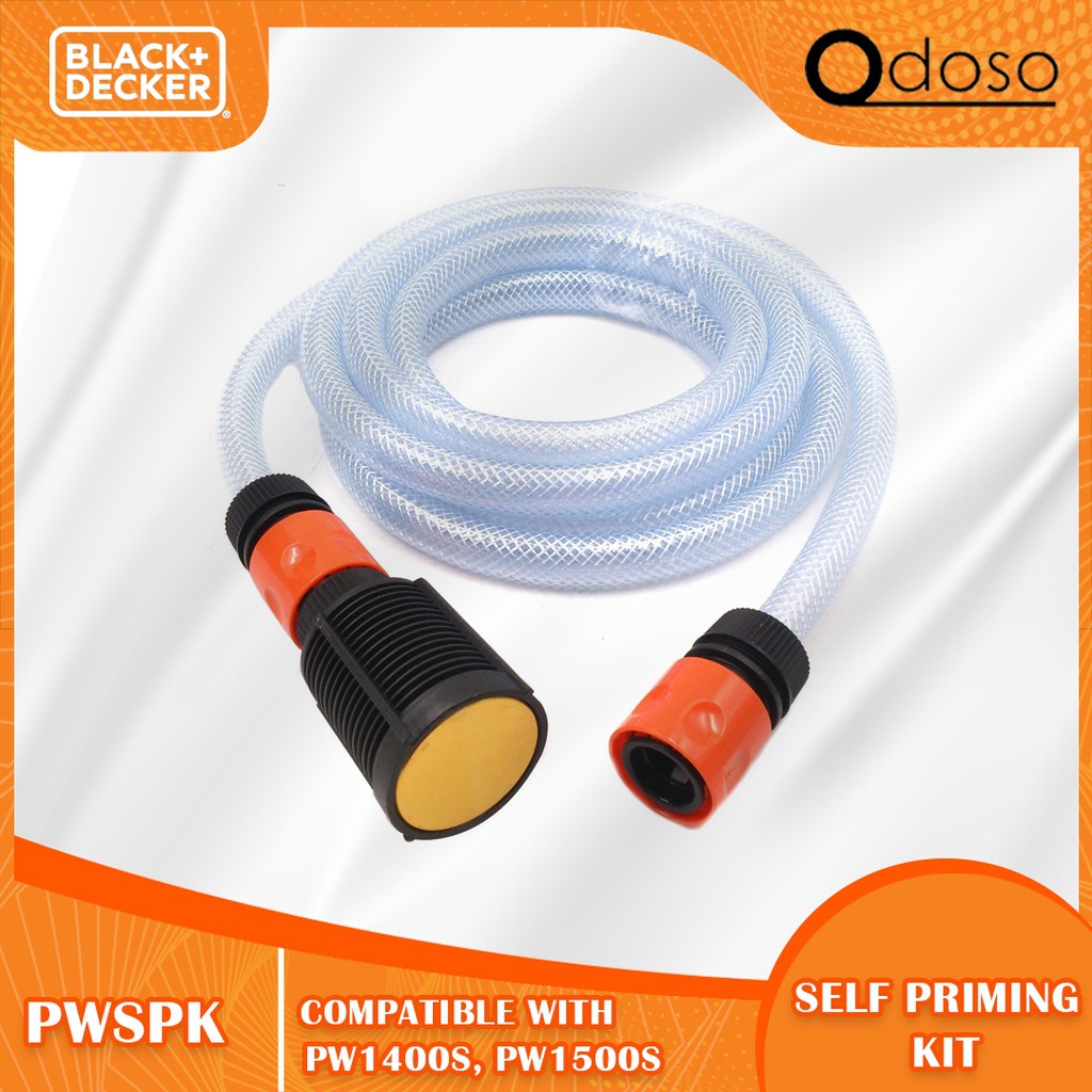 MAXKO BLACK + DECKER PWSPK Self Priming Kit เข้ากันได้กับ PW1400S, PW1500S, BWxx Series