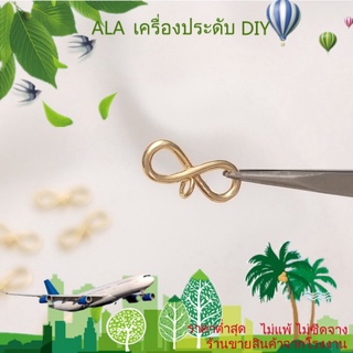 ❤️เครื่องประดับ DIY❤️หัวเข็มขัด ชุบทอง 14k 8 ตัวอักษร ขนาดเล็ก แฮนด์เมด สําหรับทําเครื่องประดับ DIY