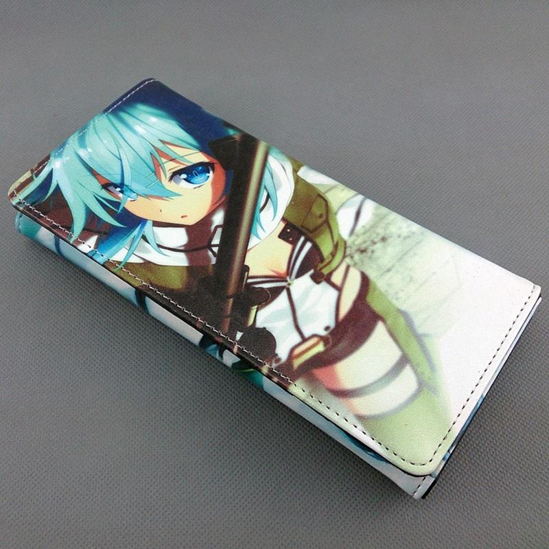 Anime Sword Art Online Asada Shino Long Wallet SAO Purse